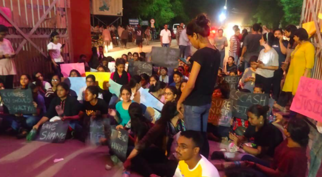BHU-protest