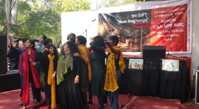 Lekhak_kalakar_Protest-1