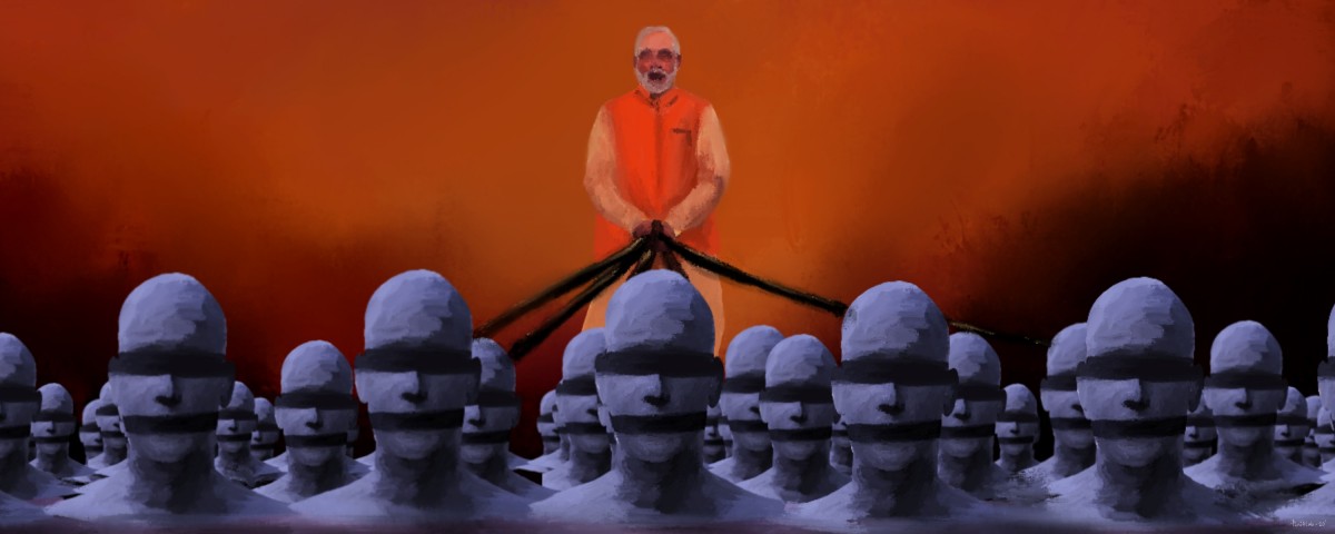 Narendra-Modi-Illustration-Pariplab-Chakraborty-The-Wire