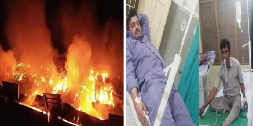 hydropower station fire