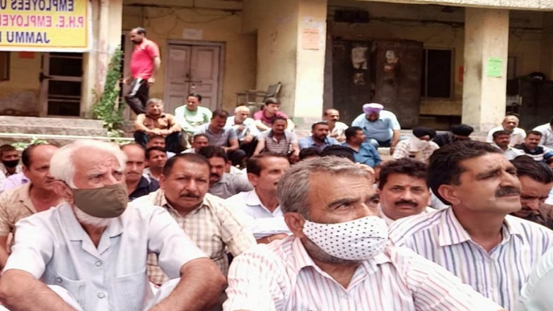 jal_shakti_employee_protest_jammu